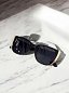 Gafas Lados Dorados Negro